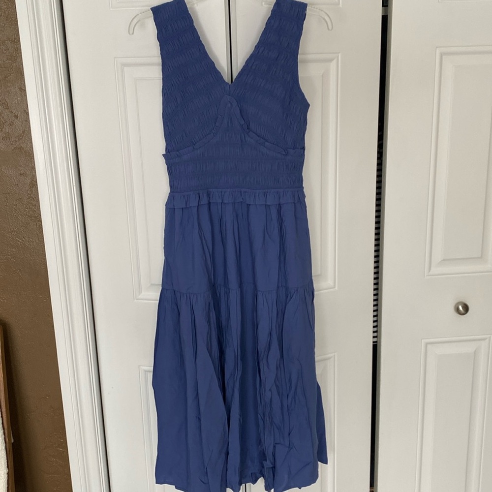 Betsy’s Boutique Boho lined tiered dress NWOT